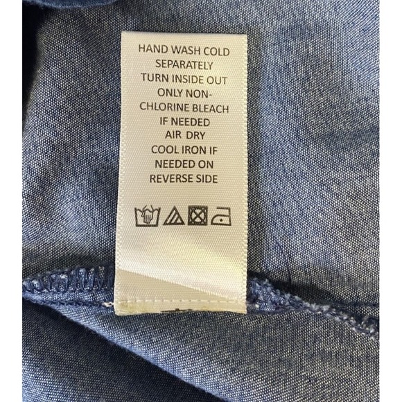 Mimi & Maggie Tranquil Garden Mariposa Denim Dress Baby Girl 3-6 Months - Picture 12 of 12